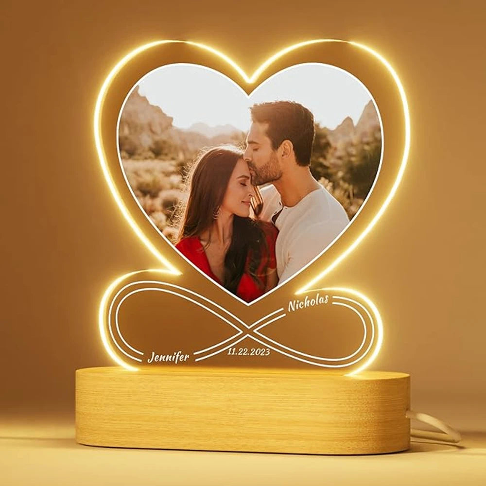 Personalized LED Photo Night Light