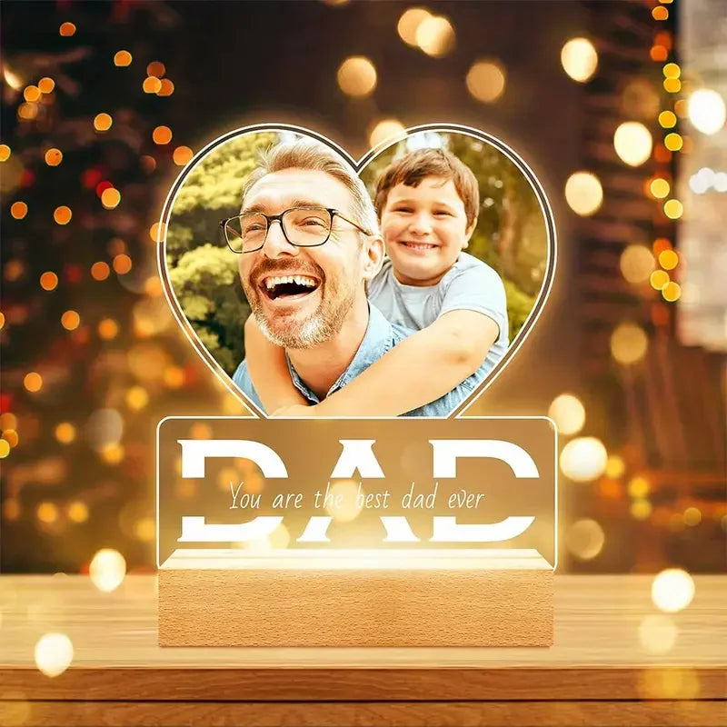 Personalized LED Photo Night Light